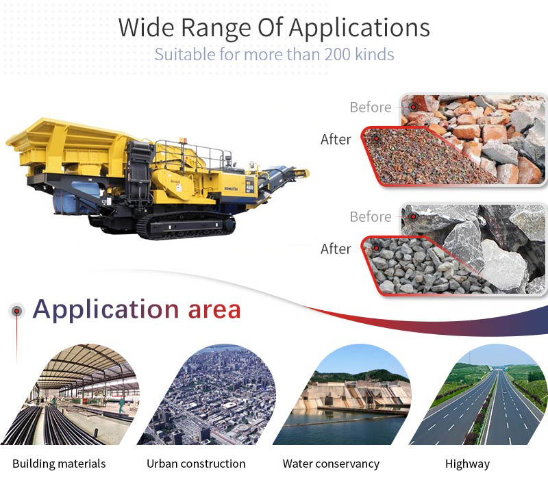 Tracked mobile crusher mobile crusher